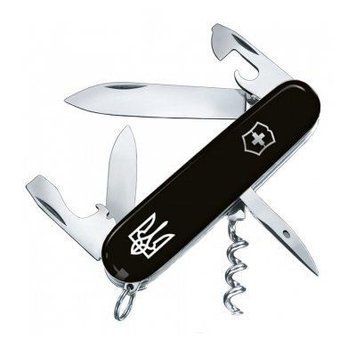 Ніж Victorinox Spartan Ukraine 1.3603.3R1 тризуб чорний 1.3603.3R1 фото