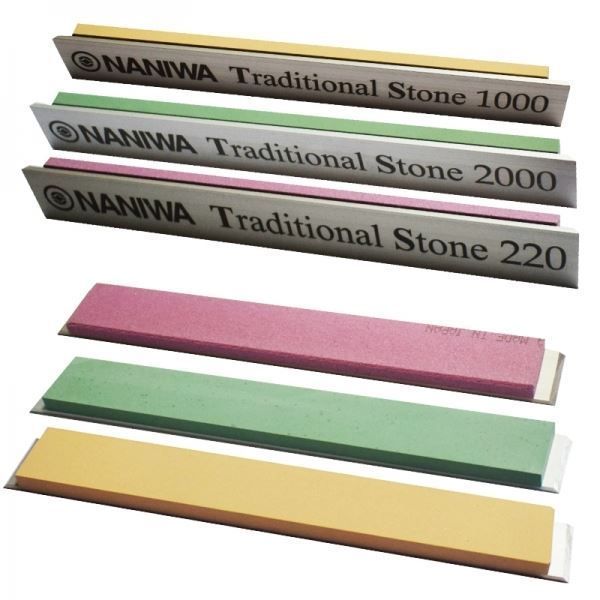 Абразивний точильний камінь для заточування NANIWA Traditional Stone на бланку 150х20х5мм, 200 grit 11040 фото