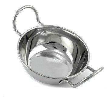 Мини-миска с ручками из нержавеющей стали 200 мл 10 см 609122 фото