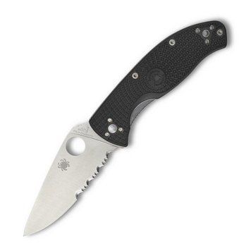 нож складний Spyderco Tenacious FRN, напівсерейтор (C122PSBK) C122PSBK фото