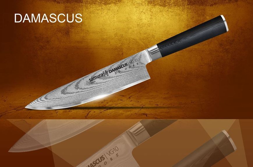 Нож кухонный Шеф Samura "Damascus" (SD-0085) SD-0085 фото