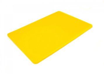 Дошка обробна двостороння LDPE 400&times;300&times;10 мм жовта 113053 фото