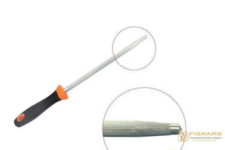 Мусат стандартный стальной Fiskars Functional Form 200 мм 1014226 фото