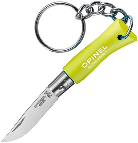 Нож-брелок складной Opinel №2 салатовый (002271) 002271 фото