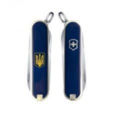 0.6203.7R2 Нож Victorinox Classic, синий, желтый тризуб # 0.6203.7R2 фото