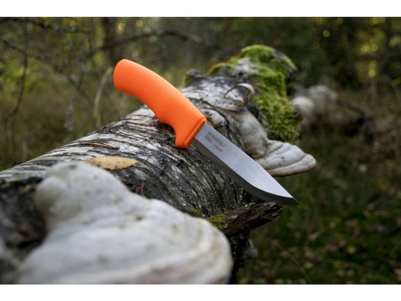 Ніж Morakniv BushCraft Hi-Vis Orange з нержавіючої сталі (12492) 12492 фото