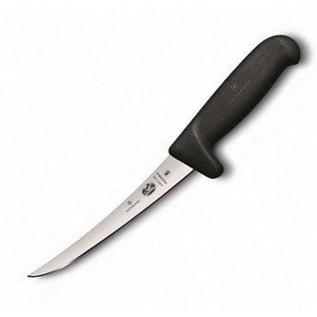 Нож кухонный Victorinox Fibrox Boning Flex Safety Grip обвалочный 15 см доп.защита 5.6613.15М 5.6613.15M фото
