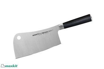 Кухонна сокирка Samura Mo-V для м'яса 180 мм Black (SM-0040) SM-0040 фото